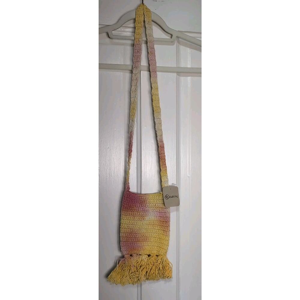 ReElectic Woven Neck Pouch Crossbody bag Small Phone Bag Festival Boho